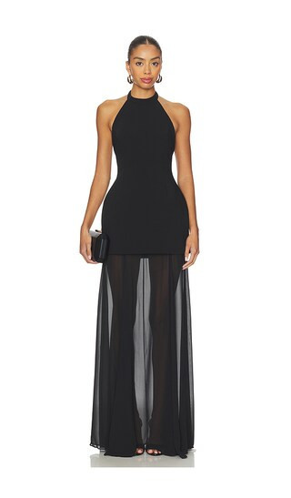 Lovers and Friends Barbara Gown in Black. - size XS | Revolve Clothing (Global)