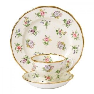 Royal Albert 100 Years Spring Meadow 3-piece Place Setting | Bed Bath & Beyond