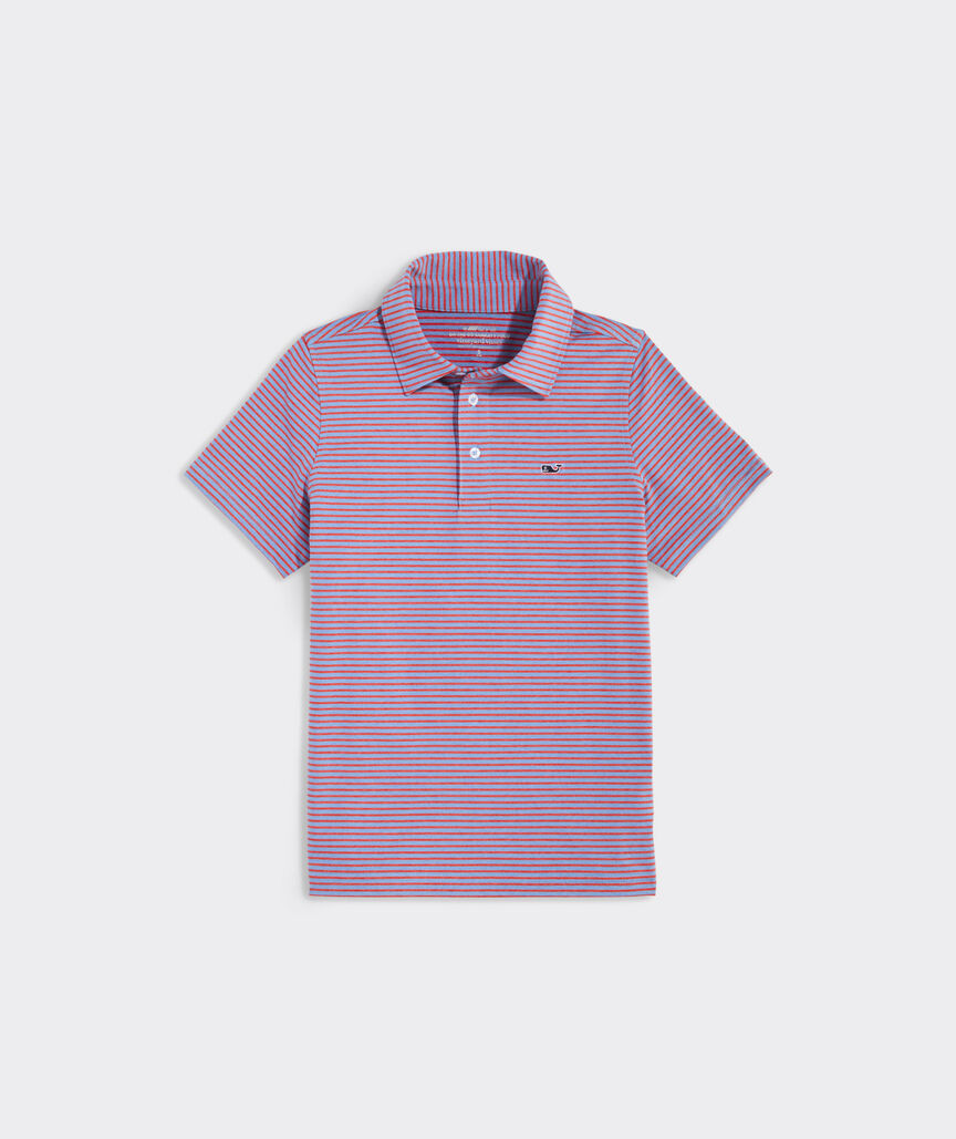 Boys' Bradley Stripe Sankaty Performance Polo | vineyard vines