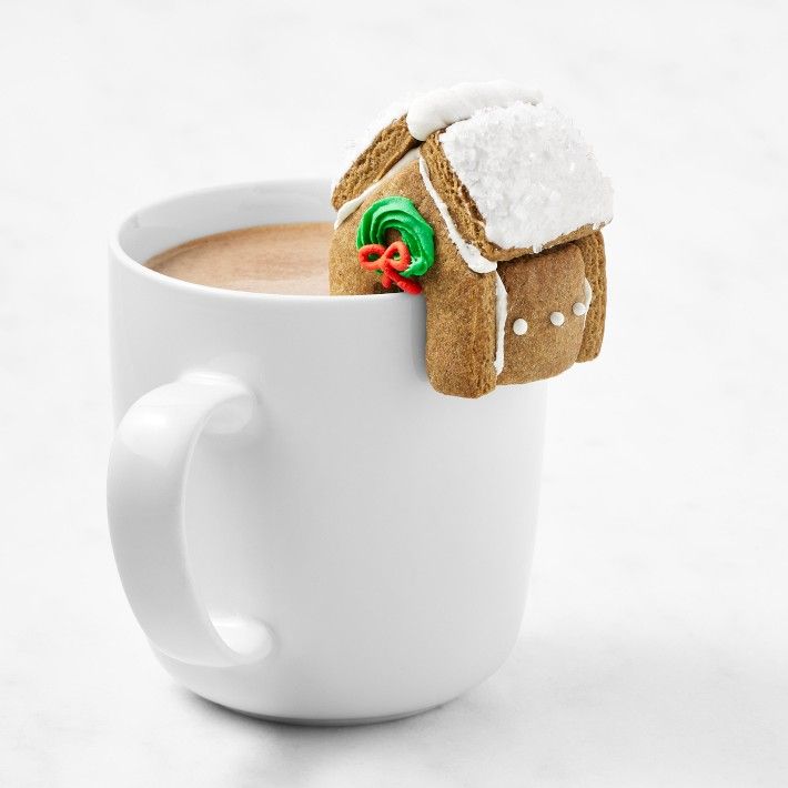Mini Gingerbread House Mug Topper | Williams-Sonoma