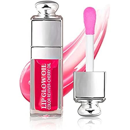Lip Oil Hydrating Tinted Lip Balm, Plump Lip Gloss Lip Care Transparent Toot Lip Oil Tinted, Glass L | Amazon (US)
