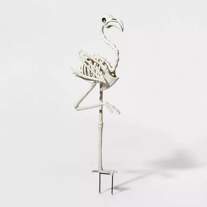 Skeleton Flamingo Yard Stake Halloween Decorative Prop - Hyde & EEK! Boutique™ | Target