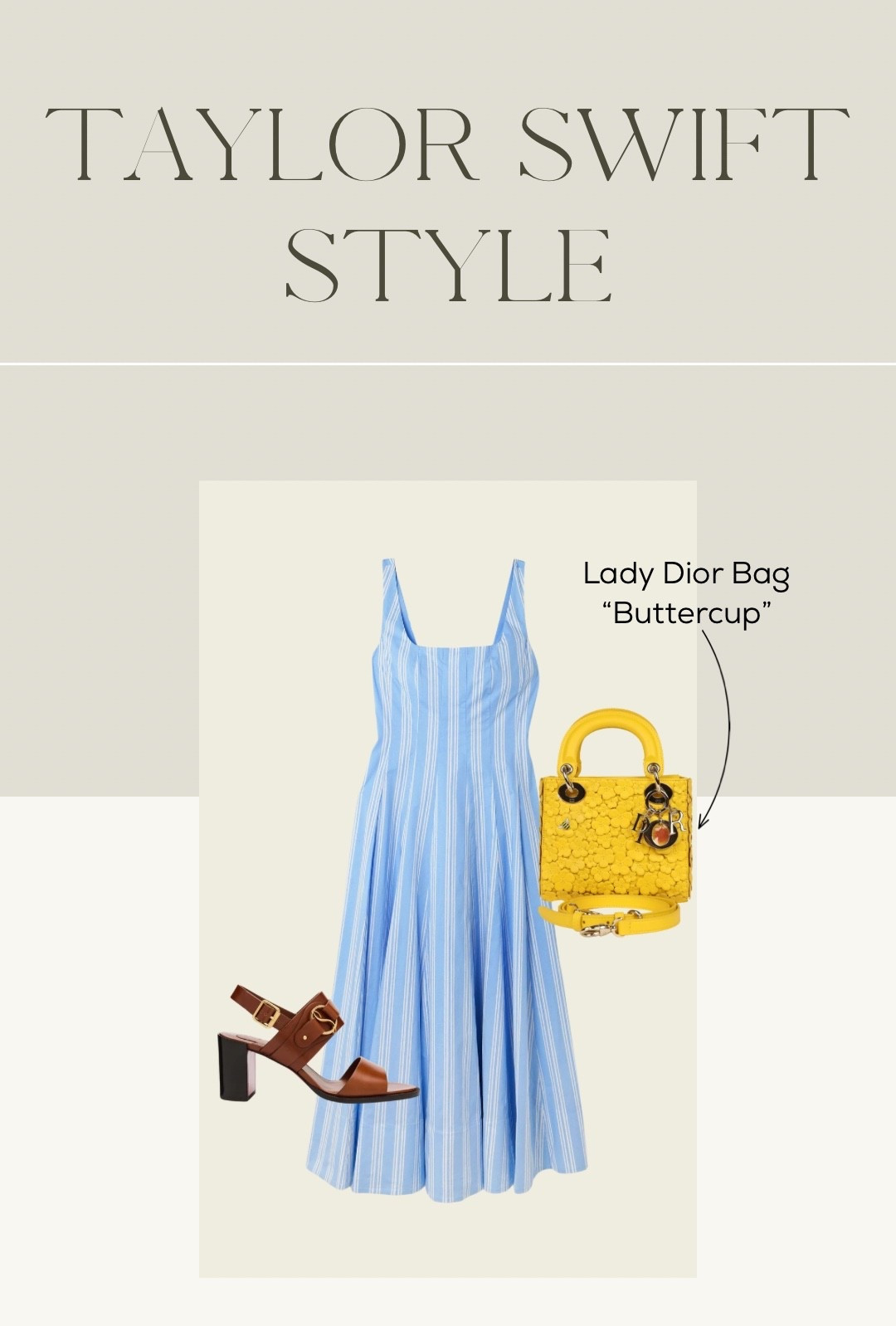 Taylor Swift outfit inspiration. Spring outfit. Celebrity style  

Dior bag could not be linked - found at Madison Avenue Couture 

#LTKSeasonal #LTKootd #LTKgrwm