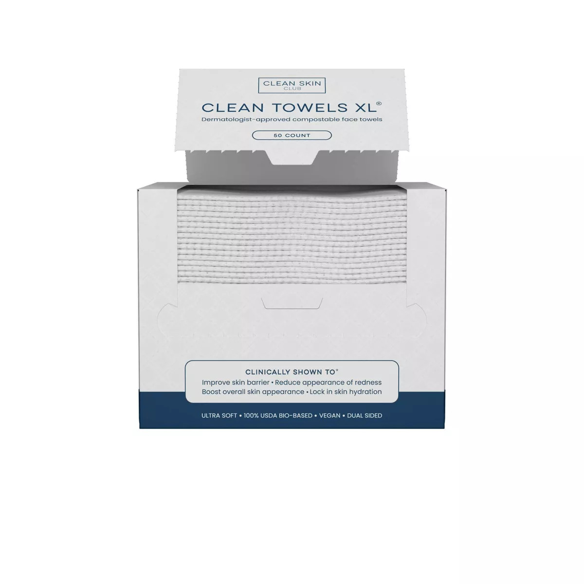 Clean Skin Club Disposable Face Towel for Improved Skin - XL - 50ct | Target