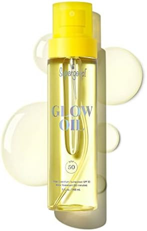 Supergoop! Glow Oil, 5.0 fl oz - SPF 50 PA++++ Hydrating, Nourishing Vitamin E Body Oil + Reef-Fr... | Amazon (US)