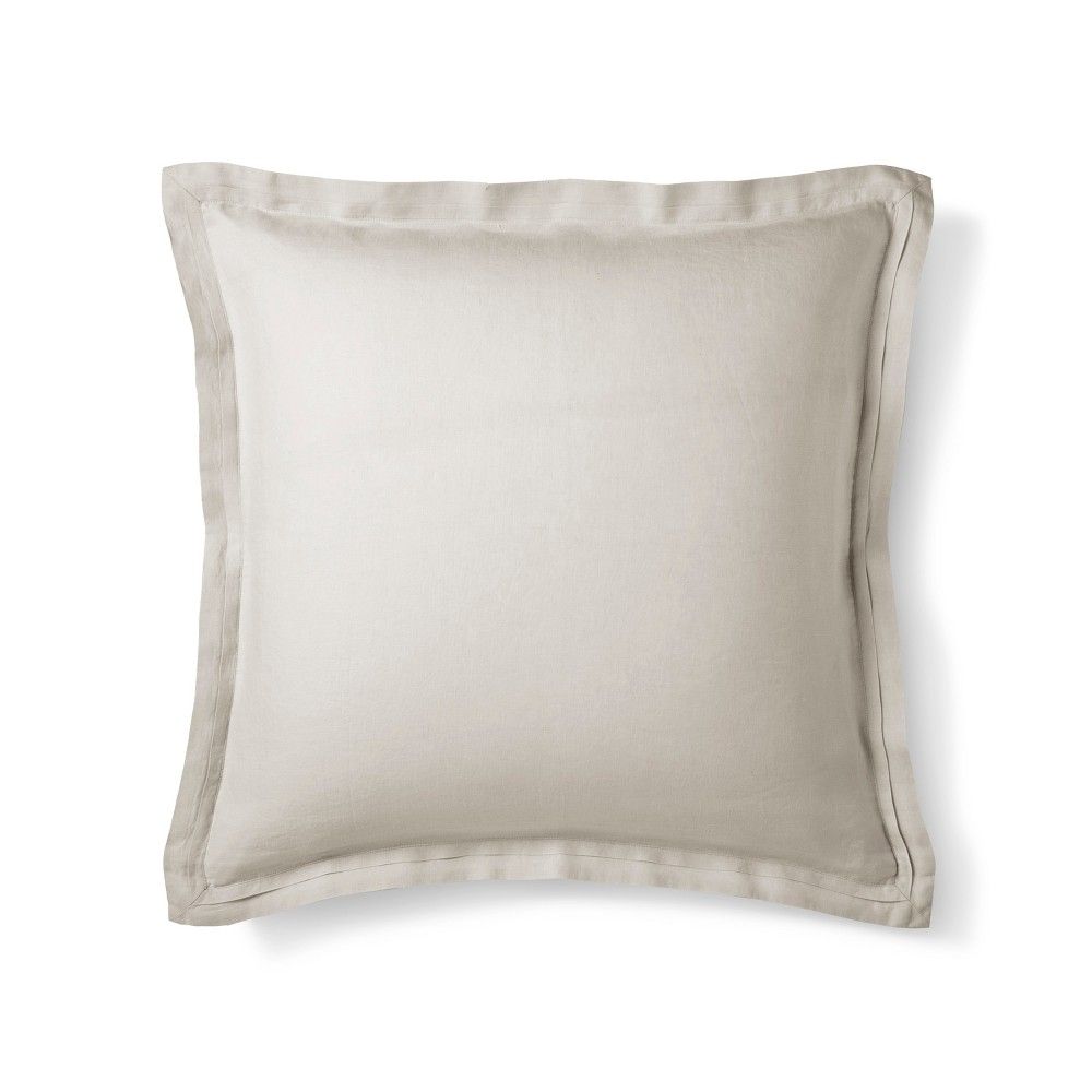 Afternoon Tea Linen Pillow Sham (Euro) - Fieldcrest | Target