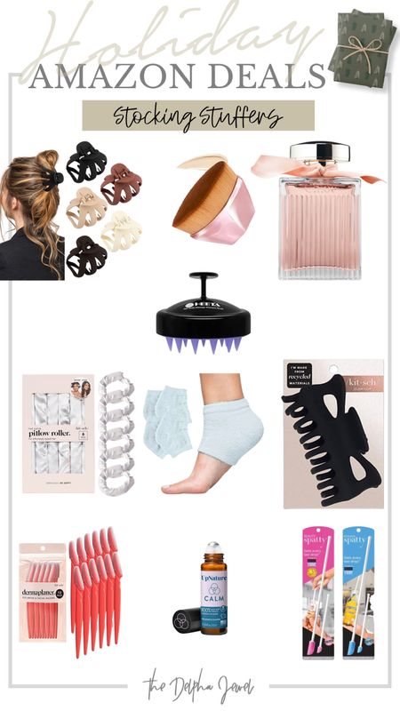 Stocking stuffer ideas for her 

Perfect for teens and women. Derma planers l, hair clips, essential oil to help you sleep, heel socks to heal cracked heels, heartless curlers, the best foundation brush, perfume, scrapers to help you get the past of your skincare out of the bottle, jewelry and more!

Stocking stuffer ideas for her 


#LTKGiftGuide #LTKHoliday #LTKunder50