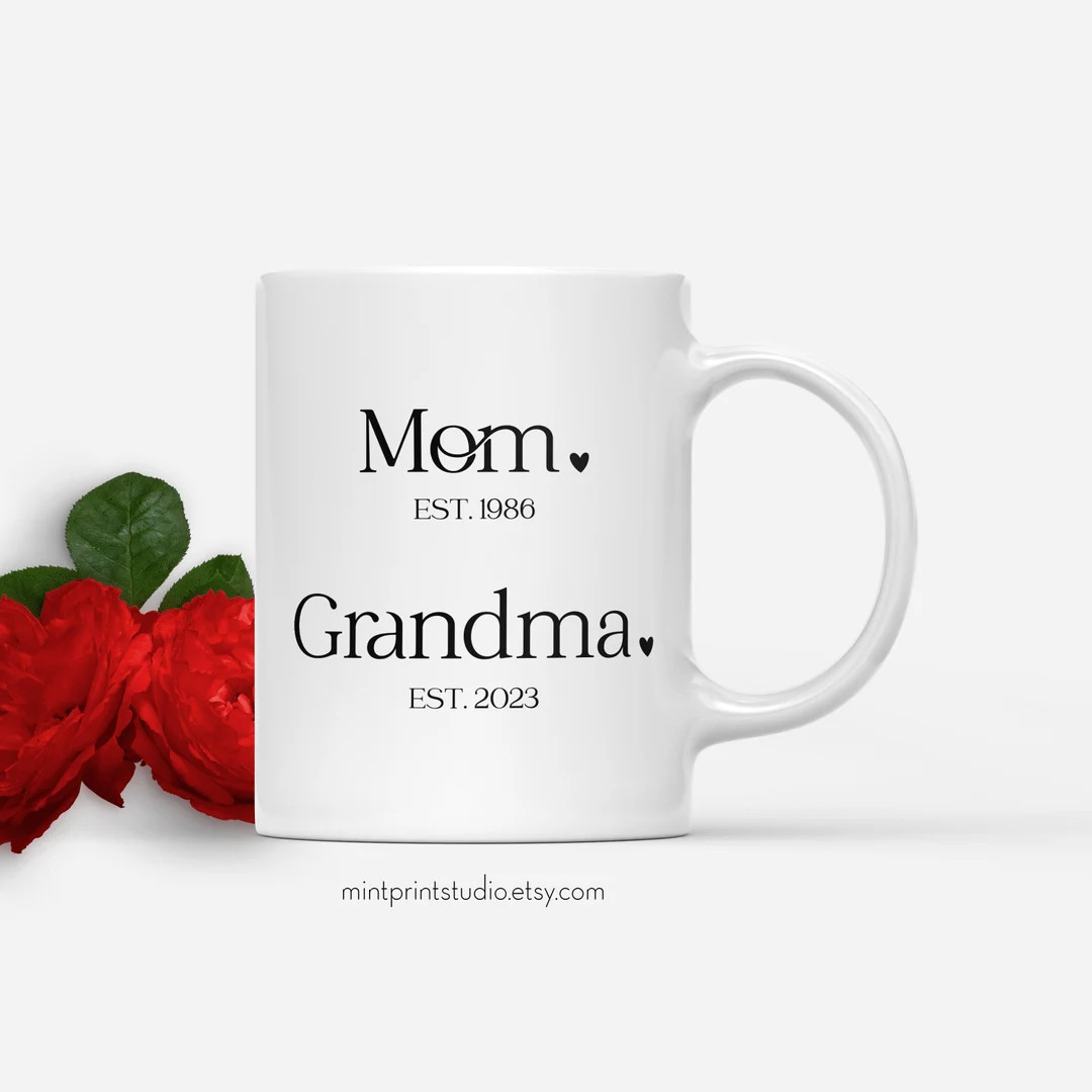 Promoted to Grandma Gift, Promoted to Grandma Mug, New Grandma Gift, Nana to Be, Mom to Grandma t... | Etsy (US)