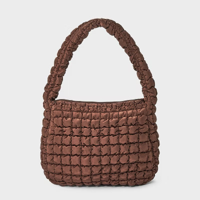 Puffer Hobo Shoulder Bag - Wild Fable™ Brown | Target
