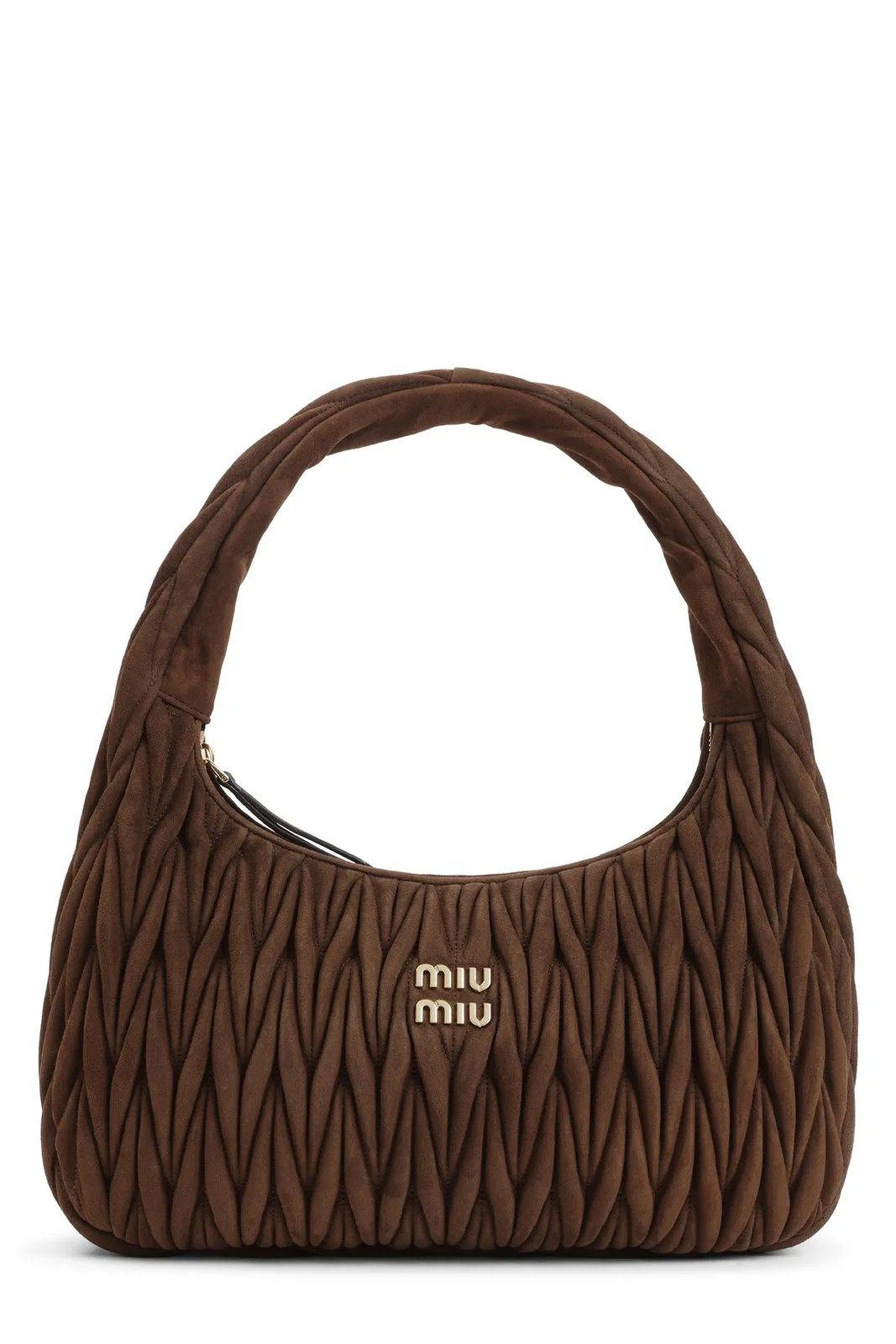 Miu Miu Logo-Lettering Zipped Shoulder Bag | Cettire Global