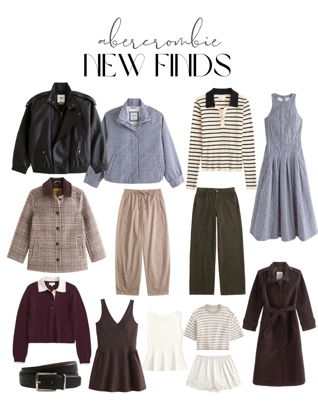Abercrombie new finds 🙌🏻🙌🏻

Neutral fall pieces, fall jackets, joggers, jeans, coat

#LTKdayinmylife #LTKSeasonal #LTKootd