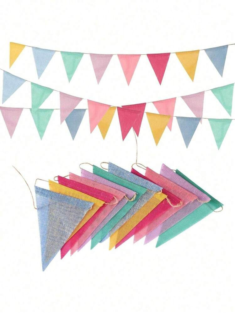 Penant Flag Banner Pastel | SHEIN