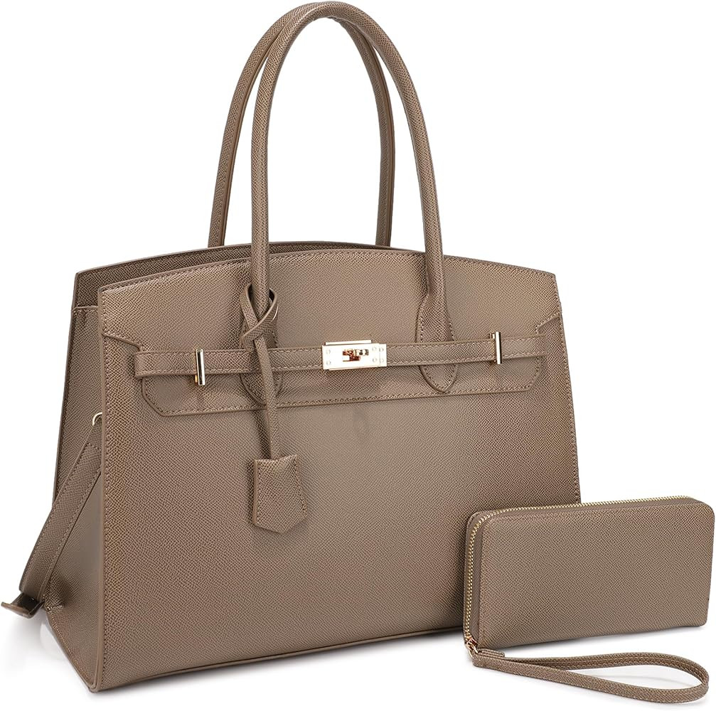 Top Handle Bag For Women, Vegan Leather Crossbody Designer Satchels, Adjustable Strap With Wallet... | Amazon (US)