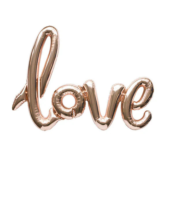 Mylar Script Balloon "Love" | Oh Happy Day Shop