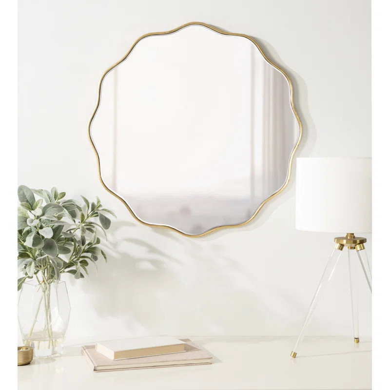 Francina Scalloped Wall Mirror | Wayfair North America
