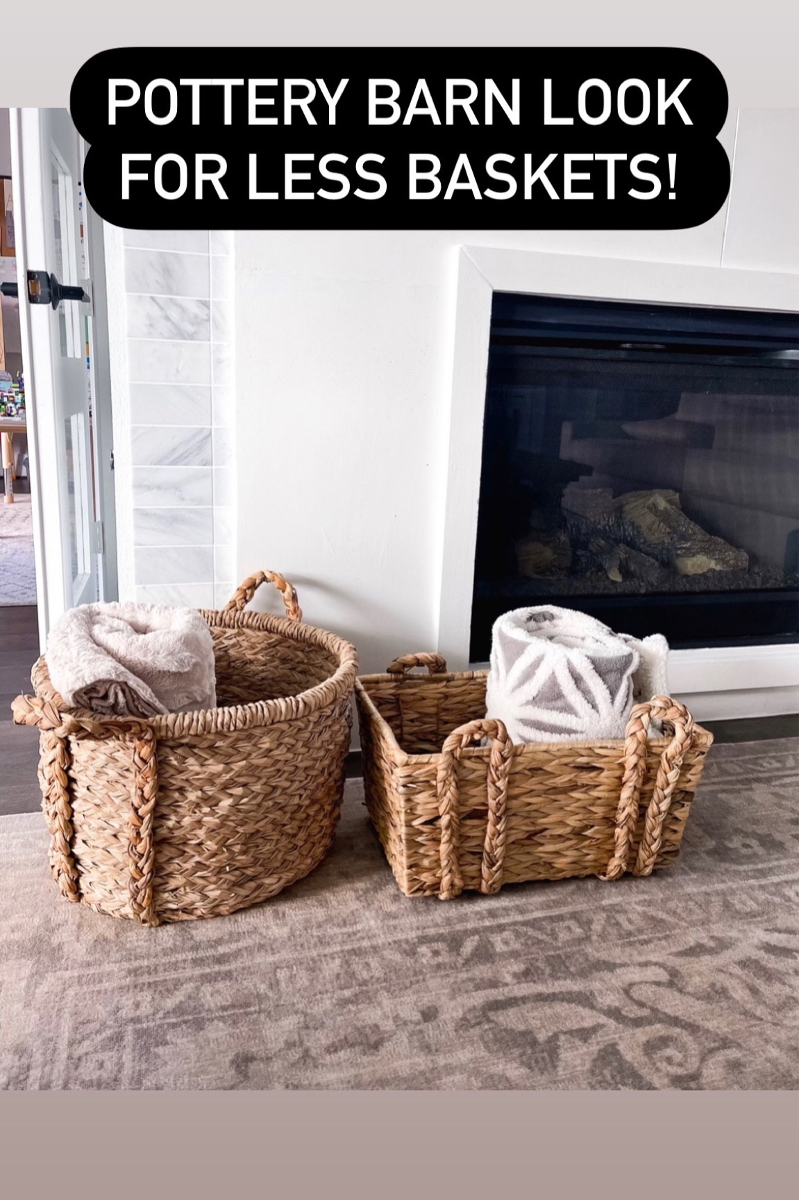 Pottery Barn look for less basket! #founditonamazon 

Lee Anne Benjamin 🤍

#LTKhome #LTKstyletip #LTKsalealert