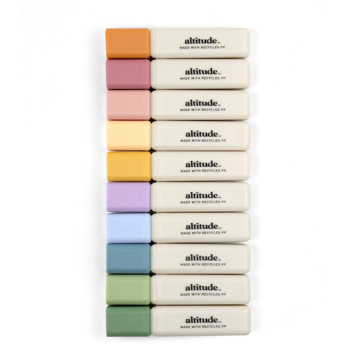 Altitude 10pk Mini Highlighters Multicolor | Target