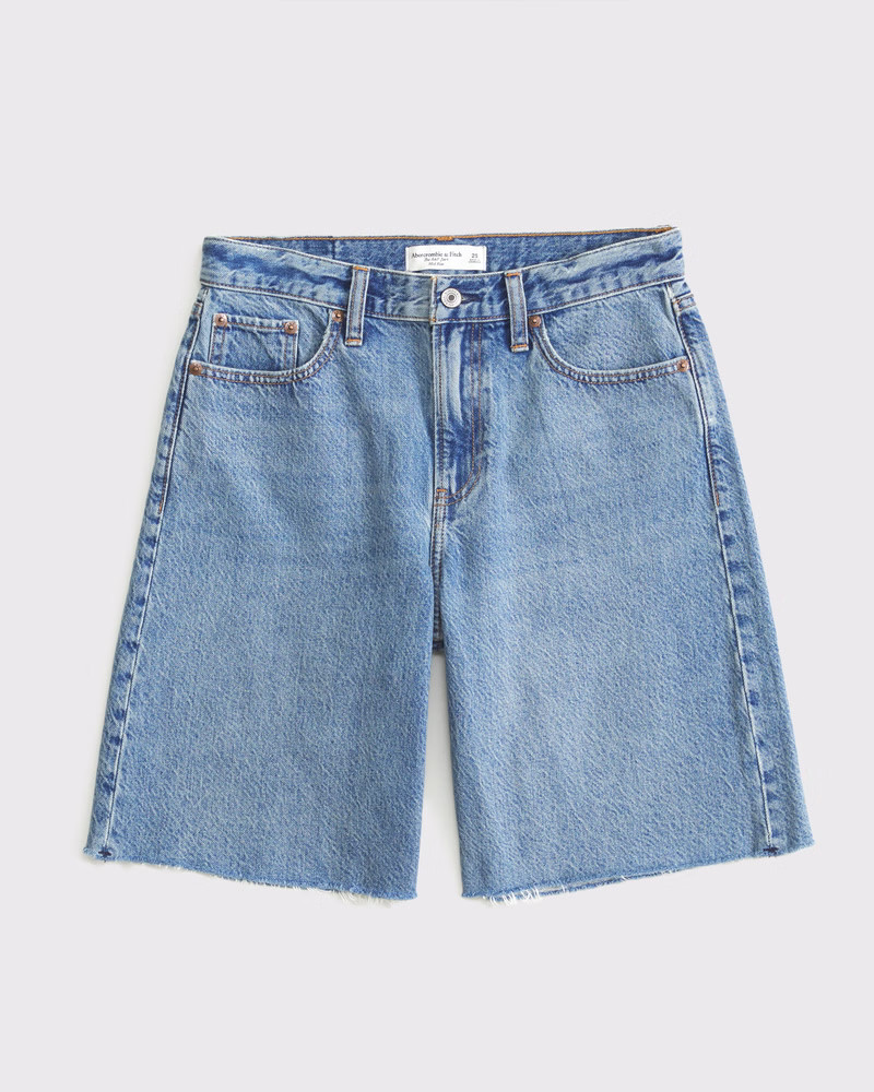 Women's Mid Rise Jort | Women's Bottoms | Abercrombie.com | Abercrombie & Fitch (US)