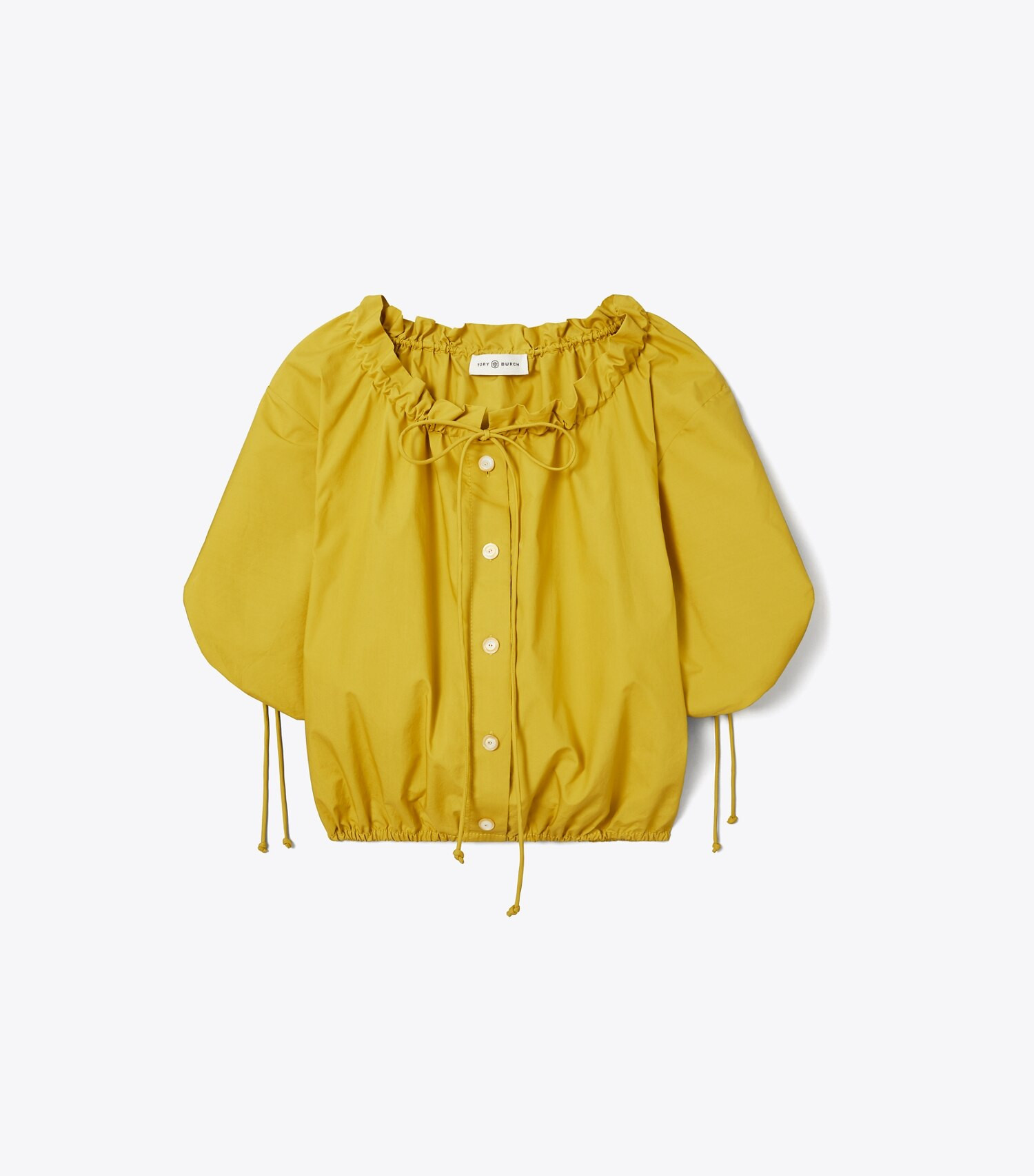 Poplin Tie-Neck Top: Women's Designer Tops | Tory Burch | Tory Burch (US)