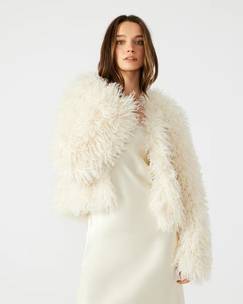 LEITES JACKET IVORY | Steve Madden (Canada)