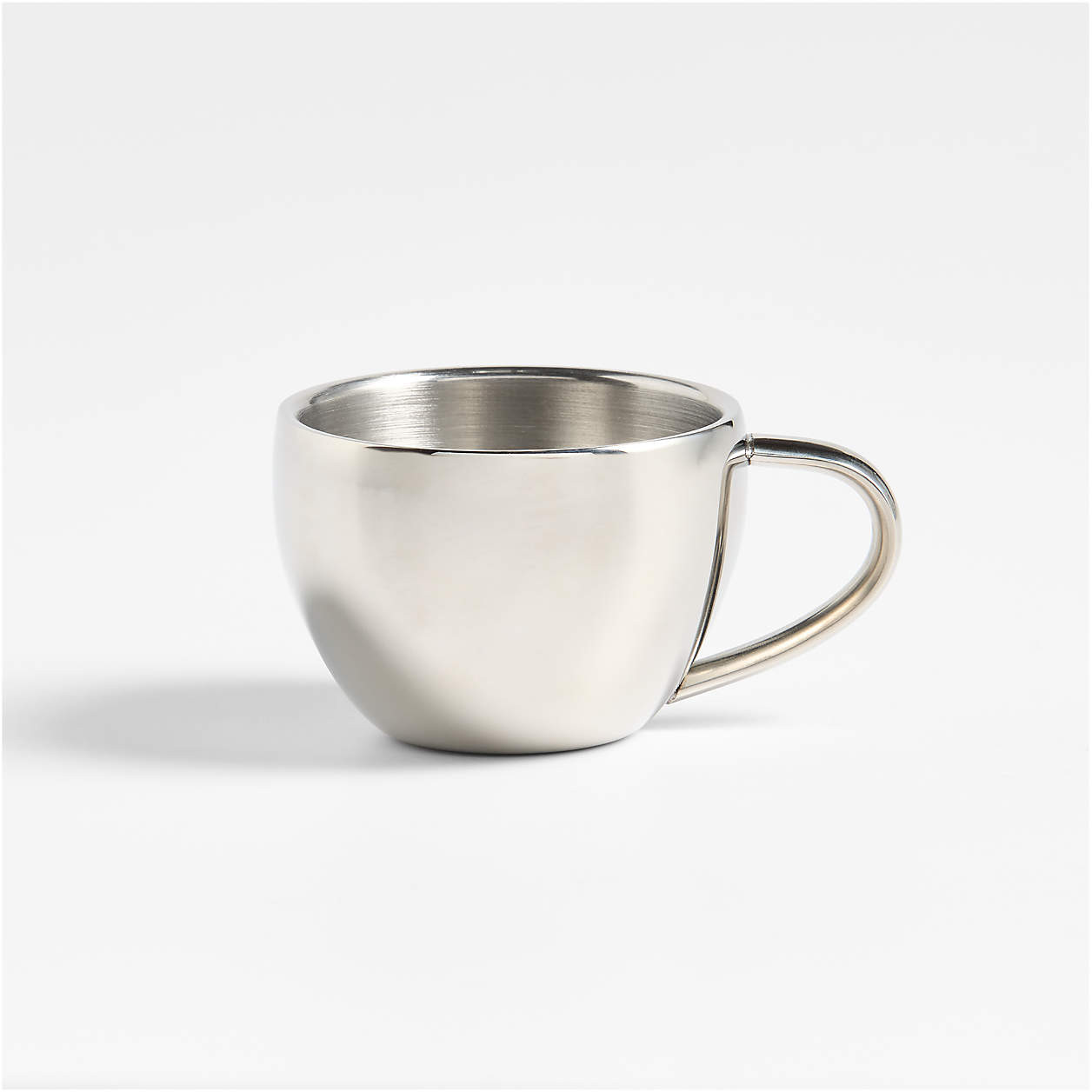 Stainless Steel 4-oz. Espresso Cup + Reviews | Crate & Barrel | Crate & Barrel