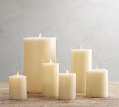 Premium Flicker Flameless Wax Candles | Pottery Barn (US)