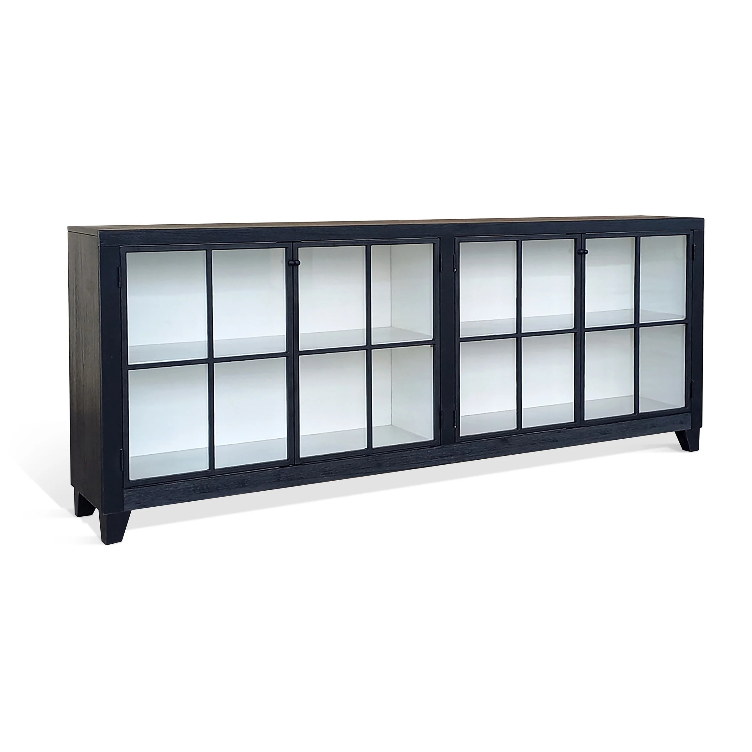 Sunny Designs Ryan Industrial Long Accent Cabinet | Walmart (US)