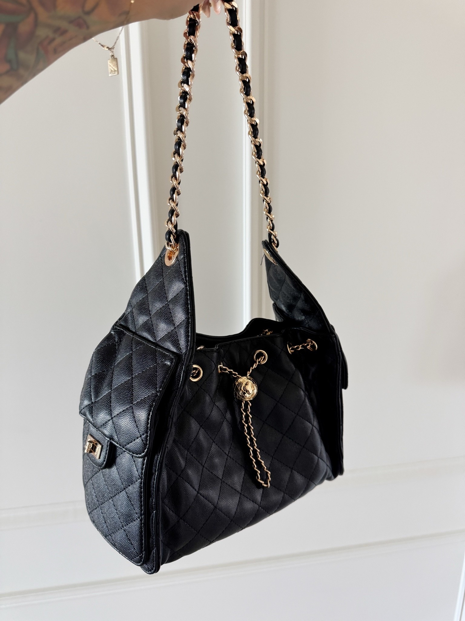 What in the Amazon ! 

It’s giving lux designer vibes just over $50 had to share !