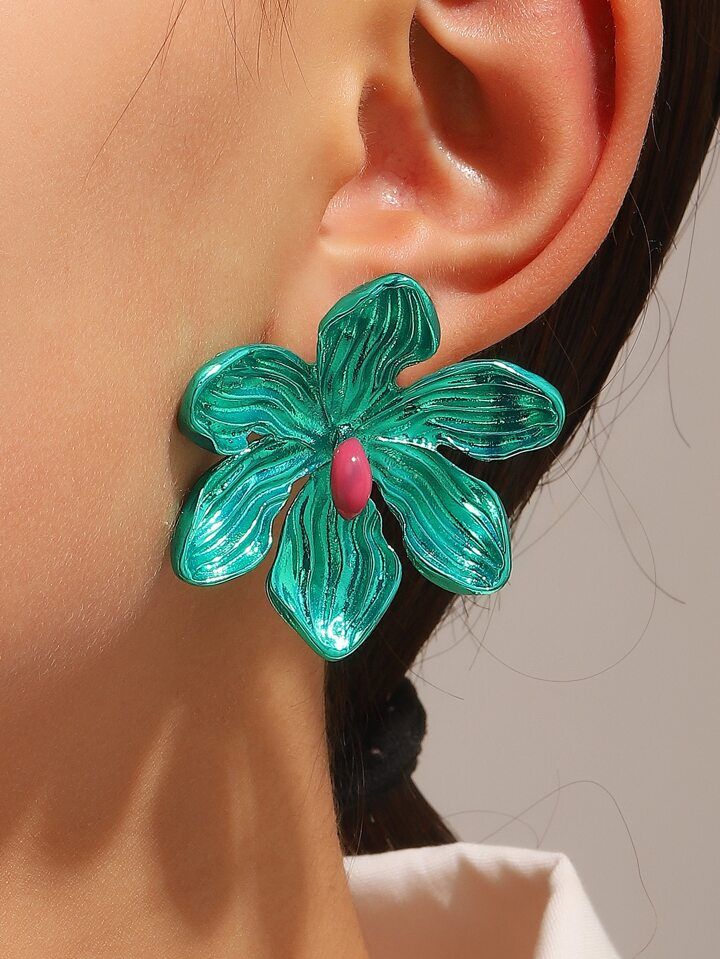 Flower Stud Earrings | SHEIN