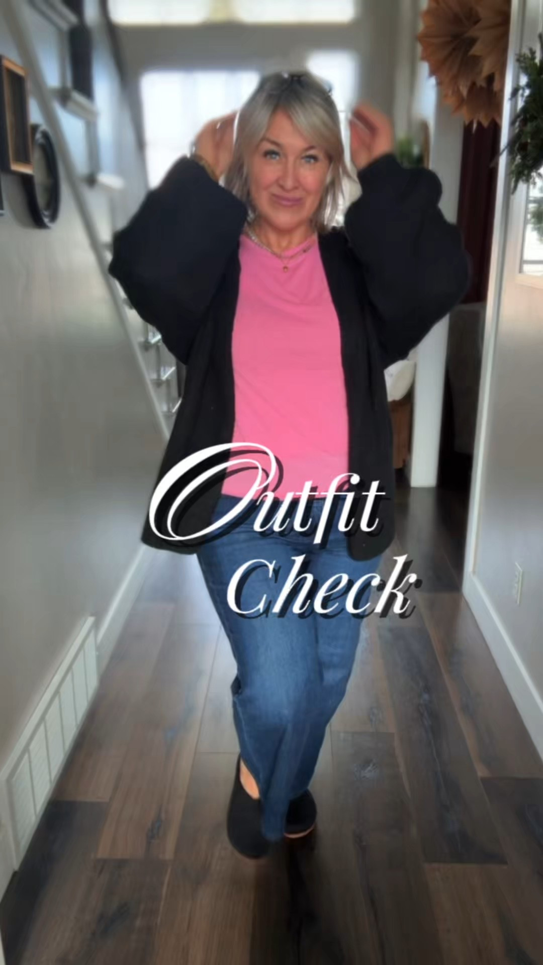 No glam. No heels. No effort to be anything other than comfortable.
Just a simple outfit, a full life, and the confidence that comes from knowing
I don’t need sparkle to shine anymore.
midlife style · women over 50 · everyday outfits · casual midlife fashion · real life style · confidence at any age · comfort over trends • pink long sleeve tee * black oversized cardigan * Rothy’s *mules 

#LTKOver40 #LTKdayinmylife #LTKmomlife