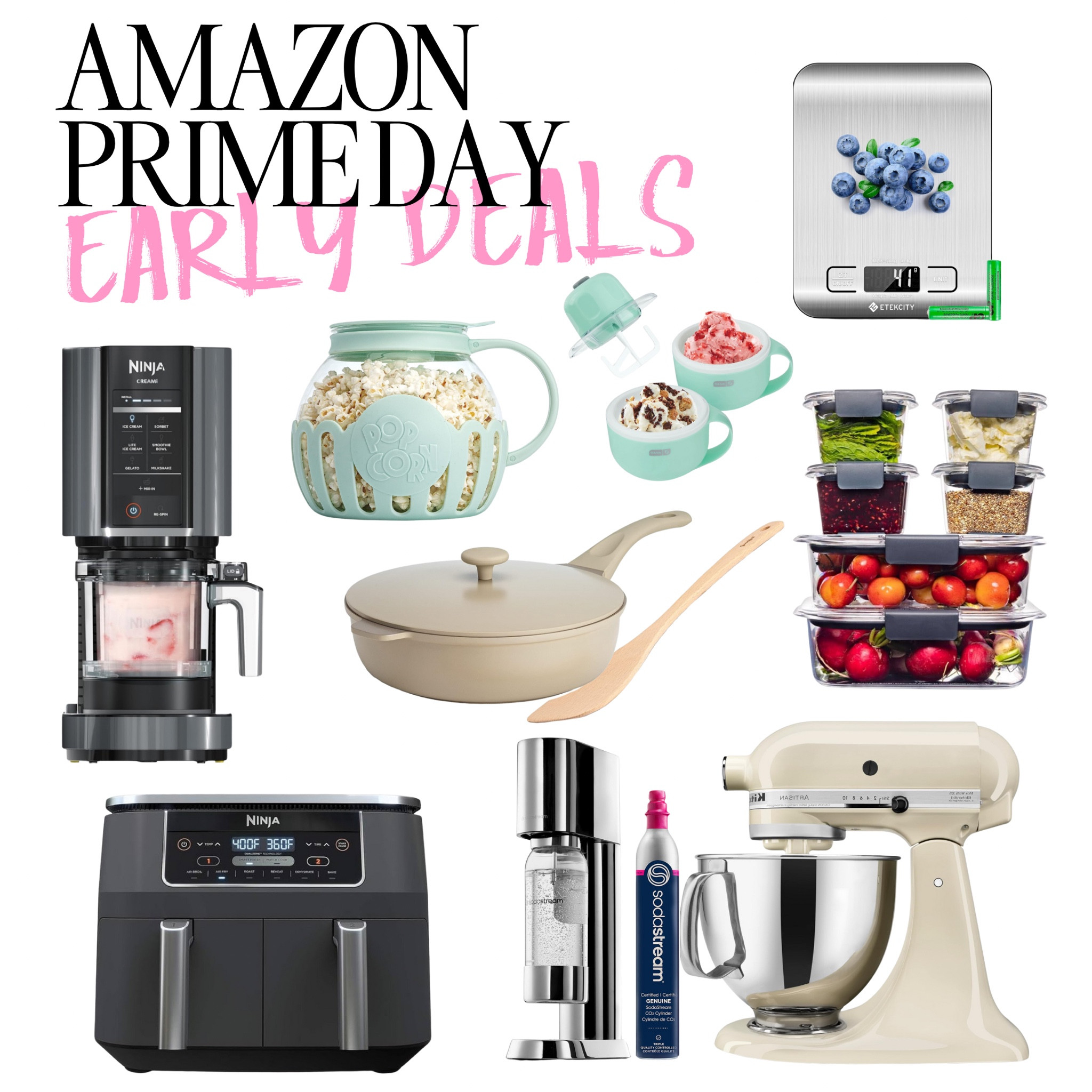 Shop some of my favorite Amazon Prime day lead up deals: kitchen edition! This pan is a look for less for the Our Place pan that is super popular! I’ve been wanting to try the ninja creami for so long so i’m very excited about this deal! 

#LTKSaleAlert #LTKSeasonal #LTKHome