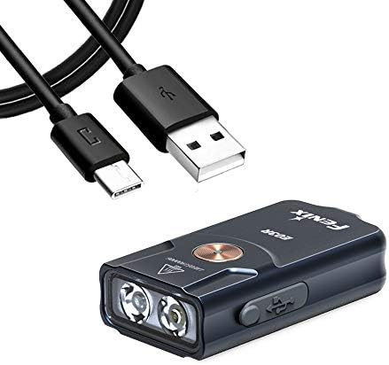 Fenix E03R 260 Lumen Rechargeable EDC Keychain Flashlight with Auxiliary Red Light and LumenTac USB- | Amazon (US)