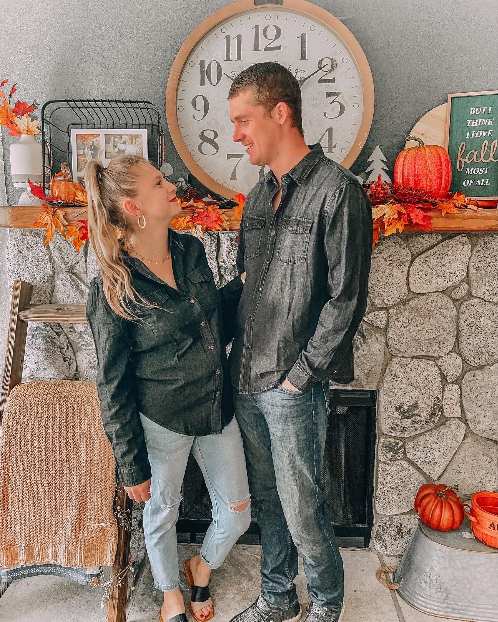 Mens and women’s button down shirts! 
Black denim, black shirts, black button up. 

#LTKSeasonal #LTKfamily #LTKHoliday