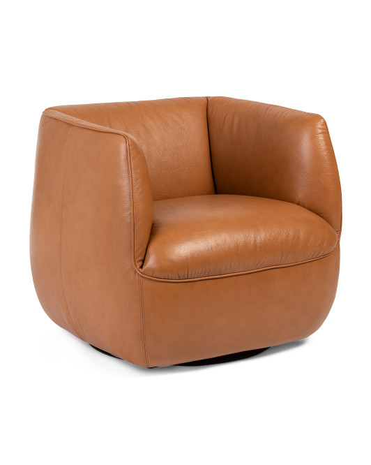 Leather Swivel Chair | TJ Maxx