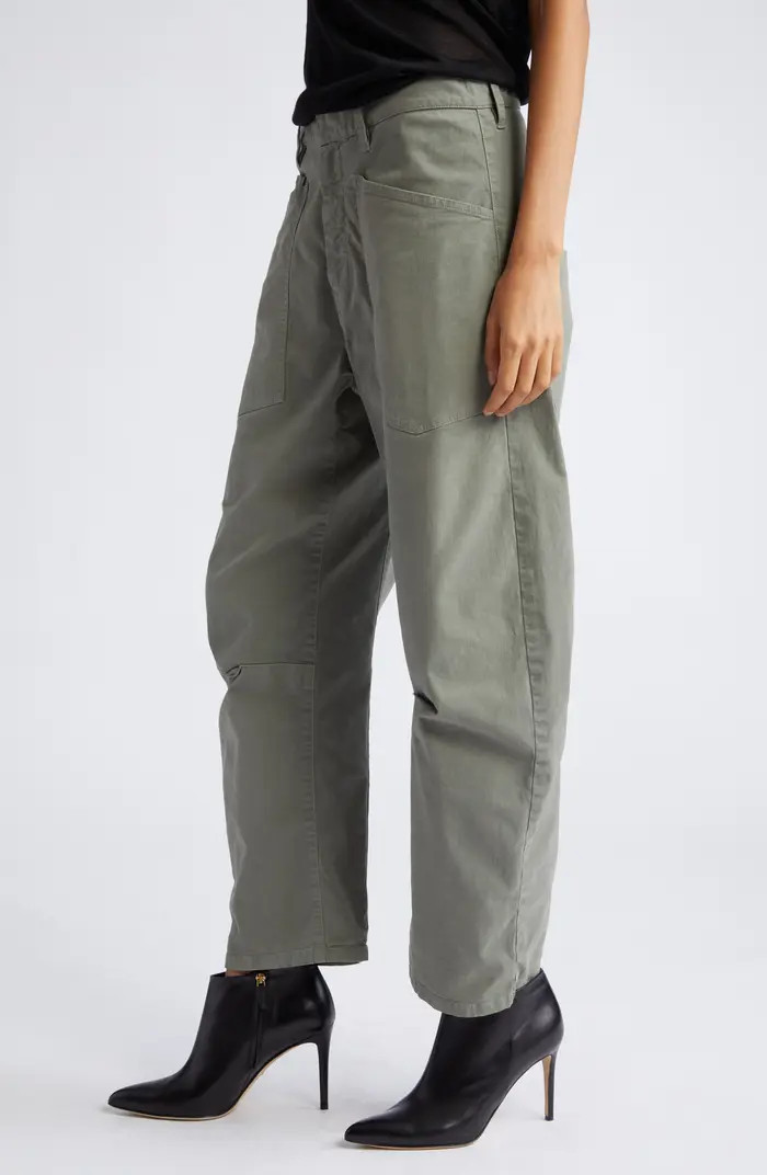 Shon Crop Stretch Cotton Balloon Pants | Nordstrom