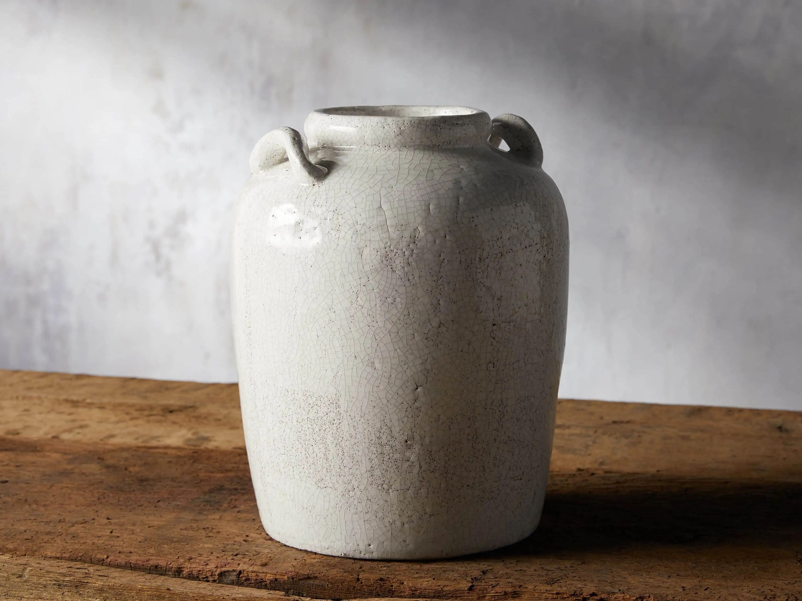 Santorini Vase in White | Arhaus