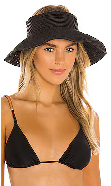 Vix Swimwear Visor in Black from Revolve.com | Revolve Clothing (Global)