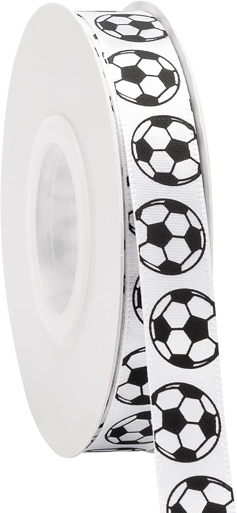 Voeveca Soccer Ribbon,5/8-Inch x 25-Yard,White | Amazon (US)