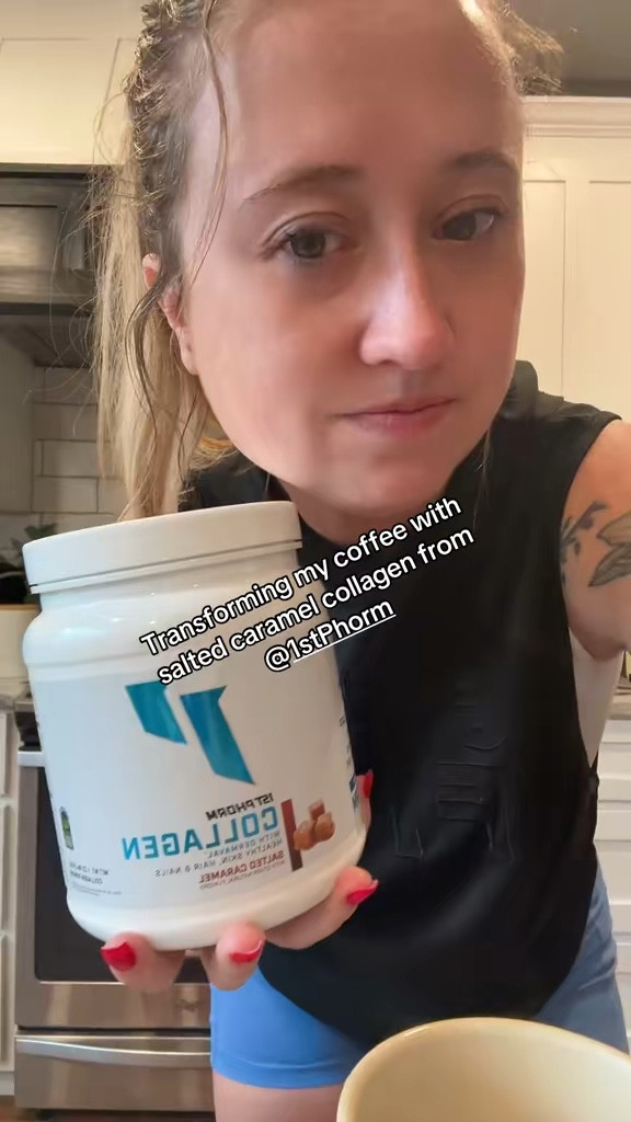 Salted caramel collagen + coffee is a match made in heaven 

#LTKFitness #LTKActive