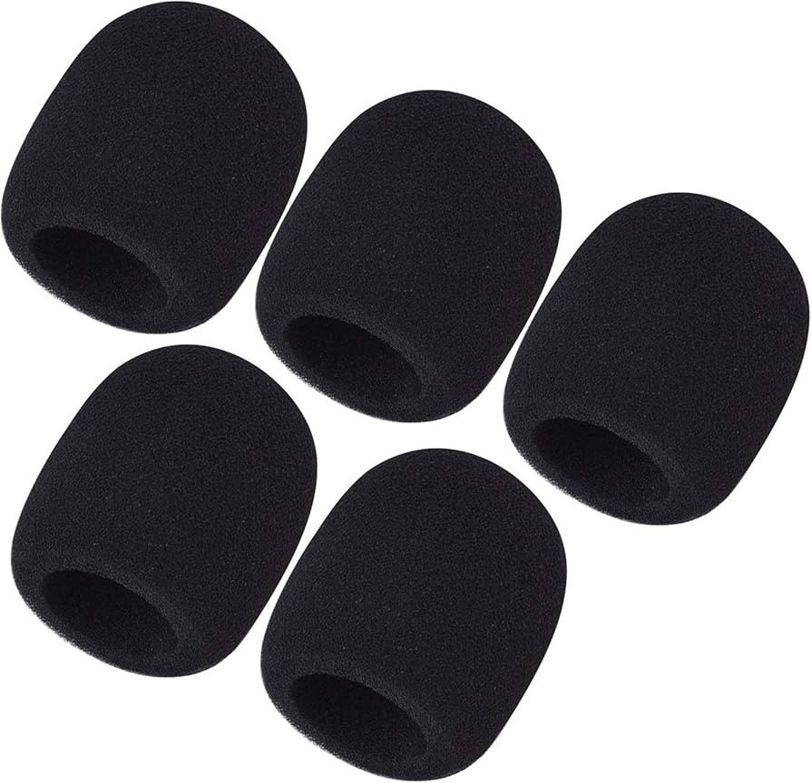 Mudder 5 Pack Foam Mic Cover Handheld Microphone Windscreen (5 Pack) | Amazon (US)