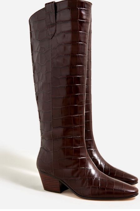 The most fabulous boots on SALE and they come in a bootie as well. Go get them. 
.
#jcrewboots #boots #kneehighboots

#LTKover40 #LTKsalealert #LTKstyletip