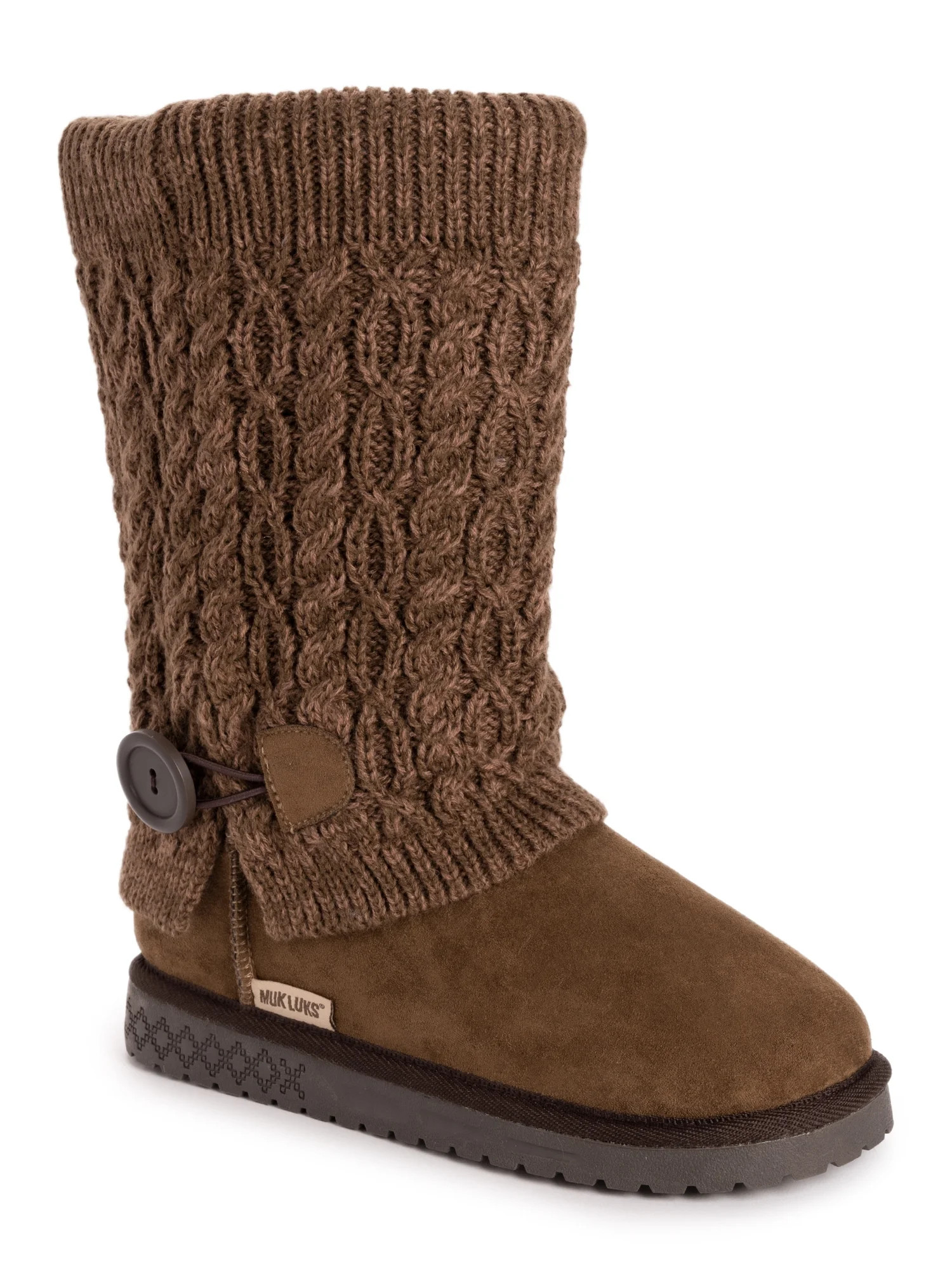 MUK LUKS Women's Janie Cozy Sweater Boot | Walmart (US)