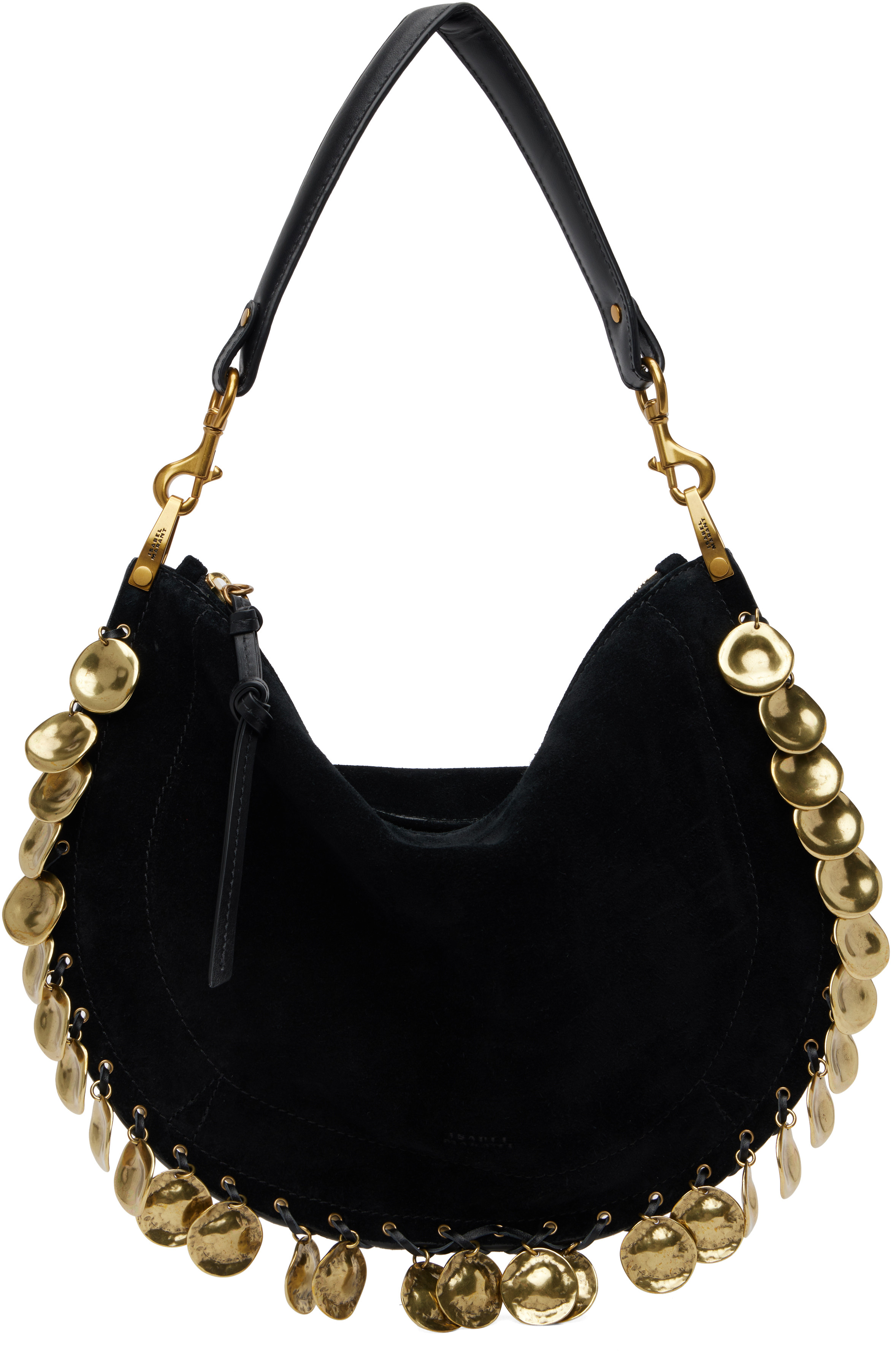 Isabel Marant Black Oskan Soft Zip Bag | SSENSE