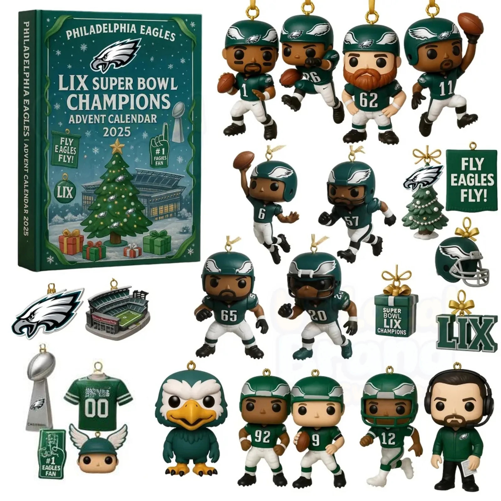 Football Championship Eagle Advent Calendar 2025 · 24 Day Countdown with Mini Collectible Player... | Walmart (US)