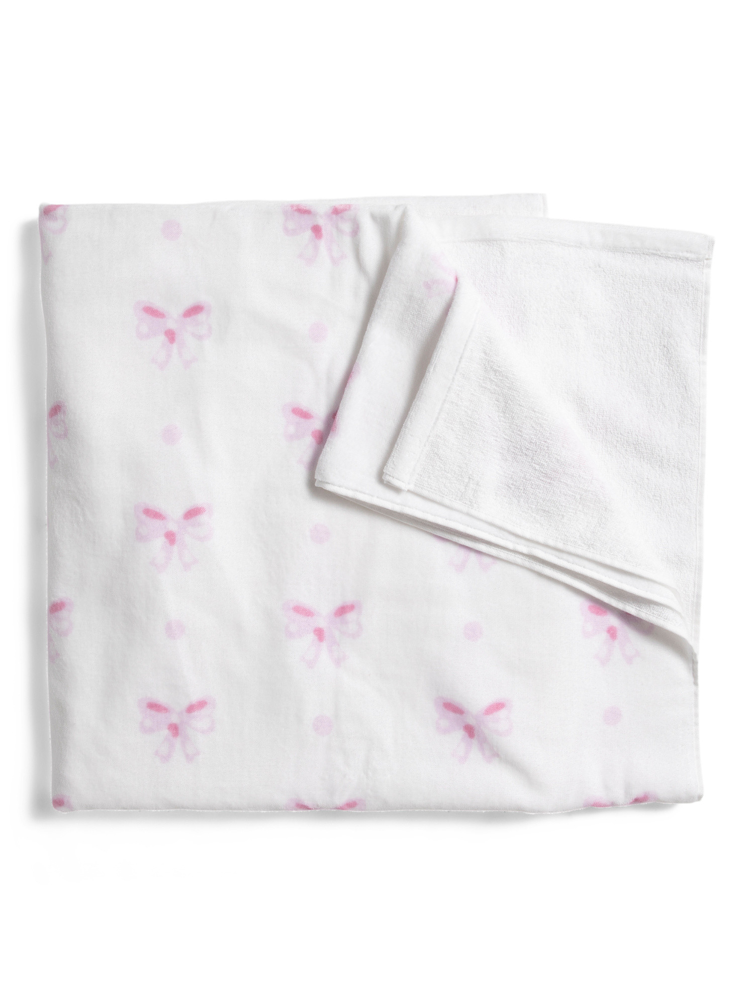 Heart Of Mine Bow Printed Velour Beach Towel | Bed & Bath | Marshalls | Marshalls