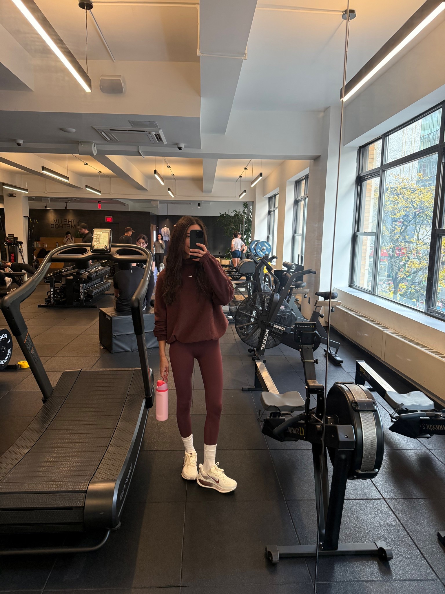 Burgundy workout outfit! My onesie is from Adanola but I linked similar

#LTKActive #LTKfitnessgoals