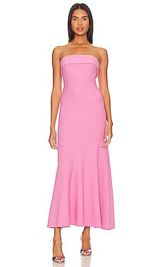 Significant Other Quinn Strapless Dress in Pop Pink from Revolve.com | Revolve Clothing (Global)