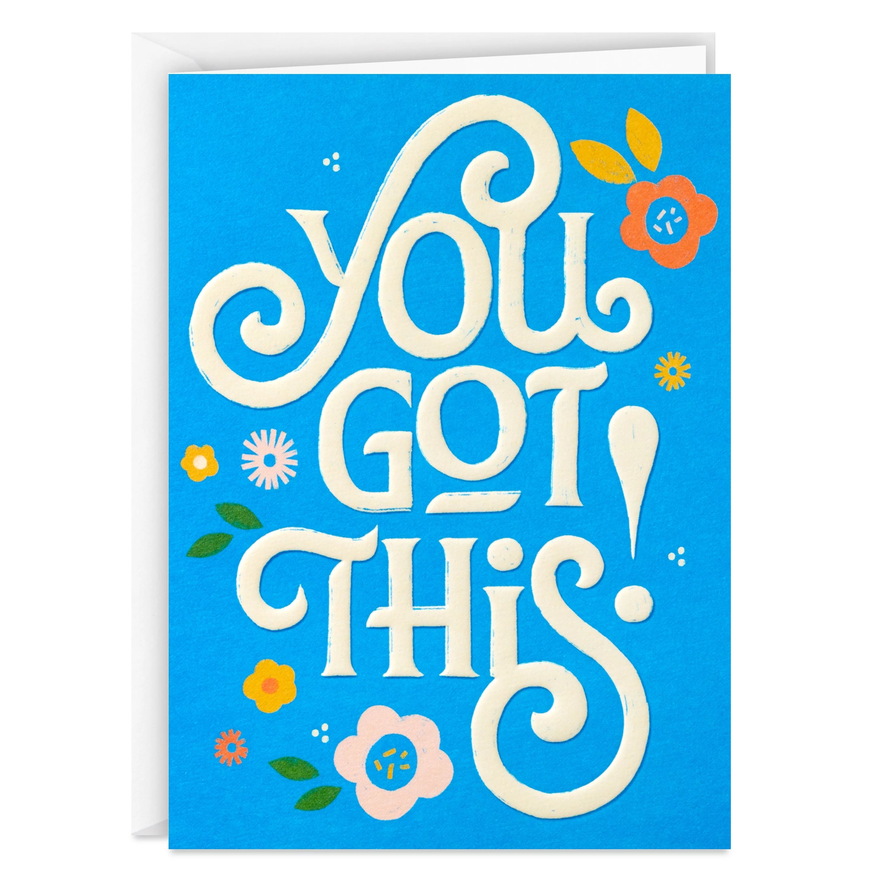 Hallmark Blank Note Cards With Flower Stickers, You Got This!, 12 ct. | Walmart (US)