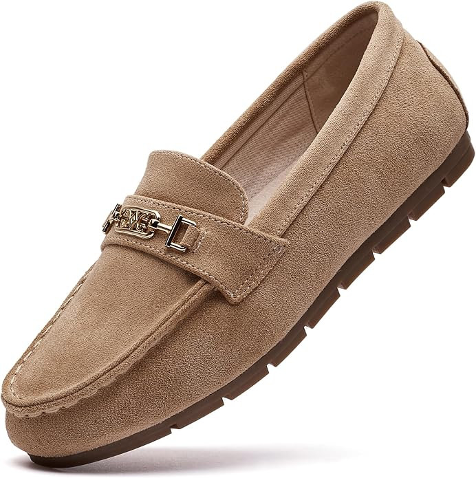 Women's Loafer Shoes Leisure Slip On Work Shoes Comfort Walking Flats | Amazon (US)
