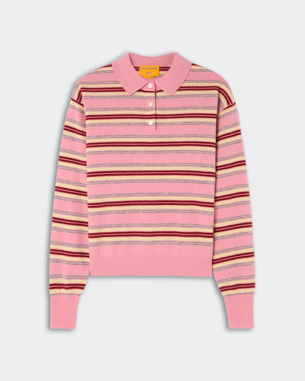 Collegiate Stripe Polo - Sprinkle Combo | Guest In Residence
